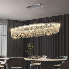 Chandelier Aluminum Chain Tassel Dining Room
