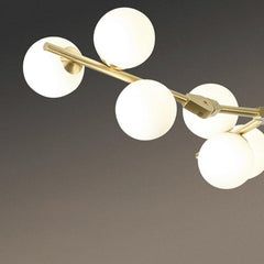 Chandelier Branch Bubble Glass Ball 12 Lights