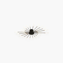 Chandelier Ceiling Light Starburst Black 28 Heads