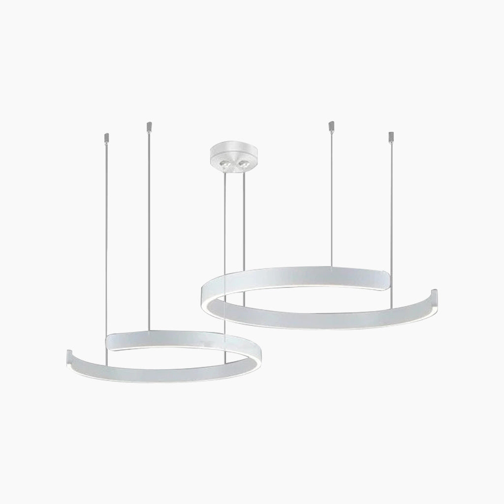 Modern LED Chandelier, 5 Rings Modern Chandelier for Dining Room Lighting  Fixture Hanging,Dimmable Led Pendant Light Dimmable with Remote  Control,Silver Led Chandelier for Kitchen Lighting Island - Amazon.com