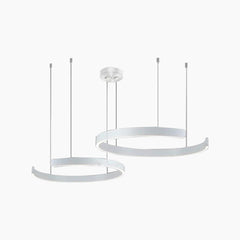 Chandelier Minimalist Stylish Hanging Circular Ring LED, 4 Colors