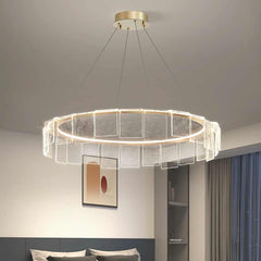 Chandelier Circular Round Ring Acrylic LED Bedroom