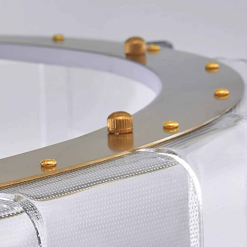 Chandelier Circular Round Ring Acrylic LED Detail