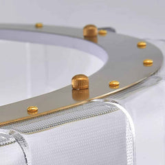 Chandelier Circular Round Ring Acrylic LED Detail