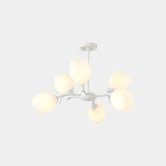 Chandelier Cream Branch Plastic Flower