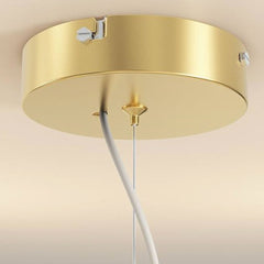 Chandelier Cream Globe Flower Bud Canopy