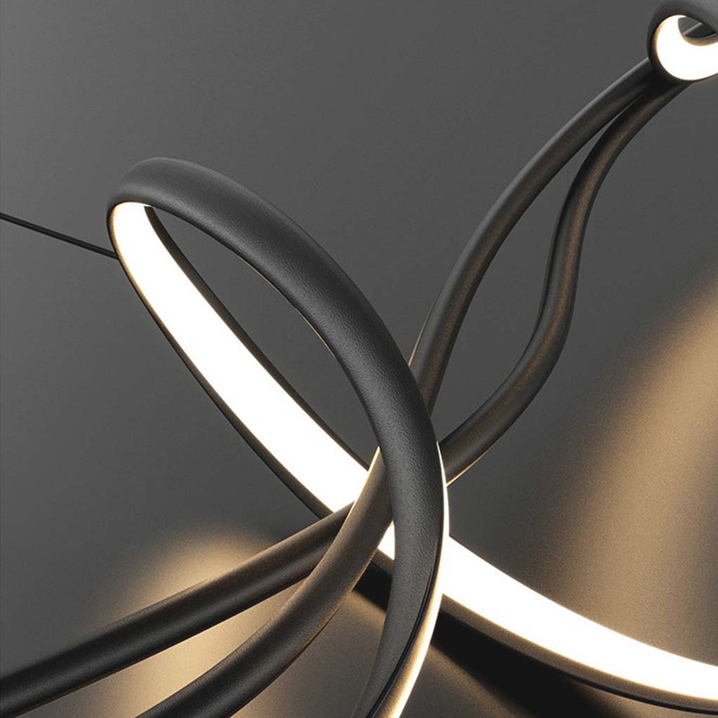 Chandelier Curved Wave LED