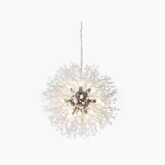 Chandelier Dandelion Crystal 12 Heads Silver