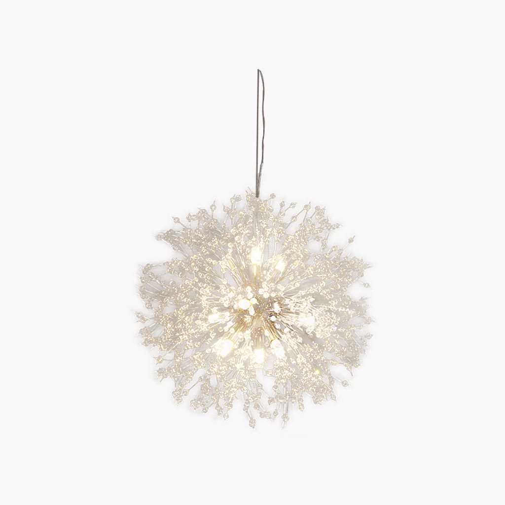 Chandelier Dandelion Crystal 8 Heads Gold
