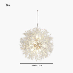  Chandelier Dandelion Crystal 8 Heads Size