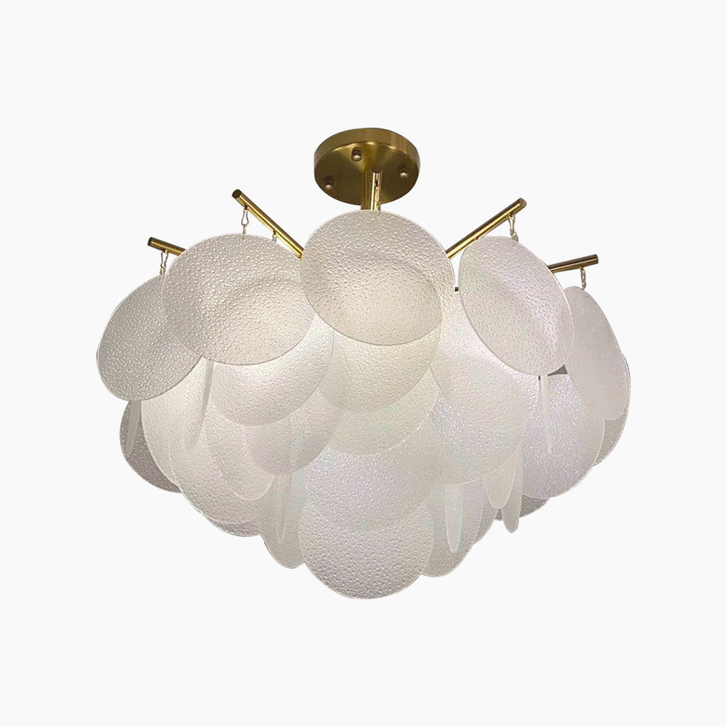 Chandelier Elegant Nimbus Round Glass