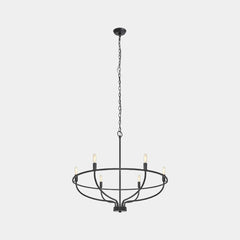 Chandelier Farmhouse Rustic Circular Branch Candle
