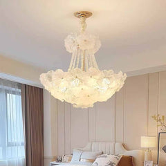 Kroonluchter Franse Cluster Glas Bloemblaadje