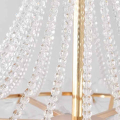 Kroonluchter Franse Cluster Glas Bloemblaadje