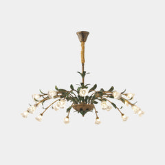 Chandelier French Glass Flower