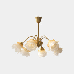 Chandelier French Glass Flower