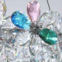 Chandelier French Round / S-Shape Colored Crystal