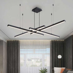 ChandelierGeometric Multiple LED Light Stick Dimmable Living Room