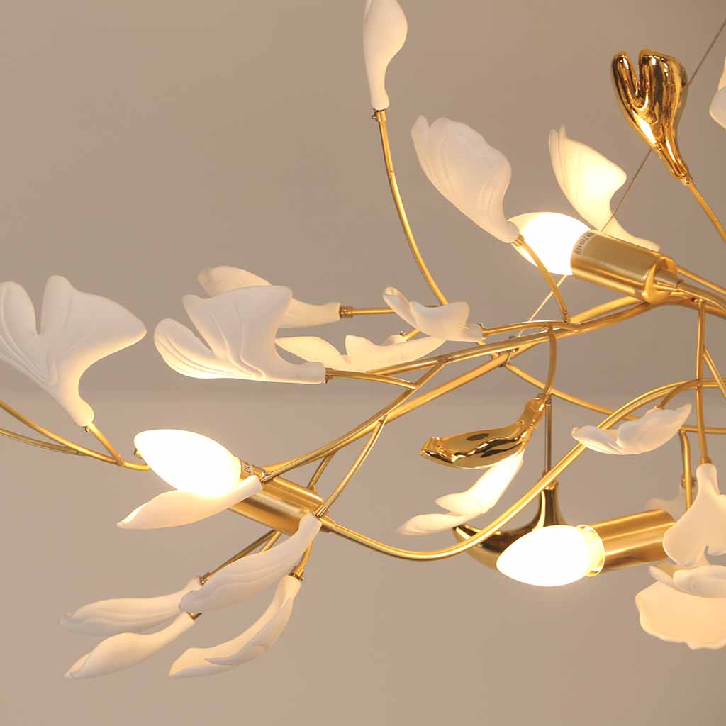 Chandelier Ginkgo Leaves
