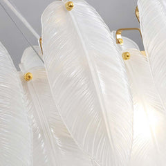Chandelier Glass Feather