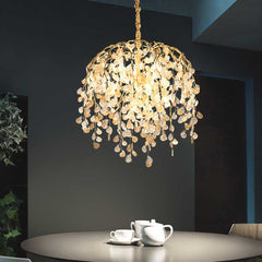 Chandelier Leaf Arch Branch Dining Table