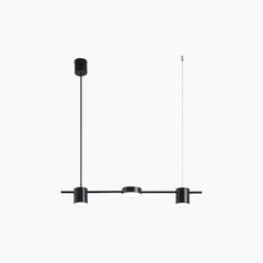 Chandelier Linear 3 Light Black