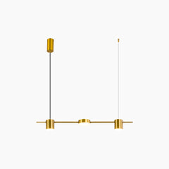 Chandelier Linear 3 Light Gold