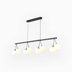 Chandelier Linear Glass Ball Cherry