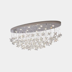 Chandelier Luxury Crystal Butterfly LED Oval