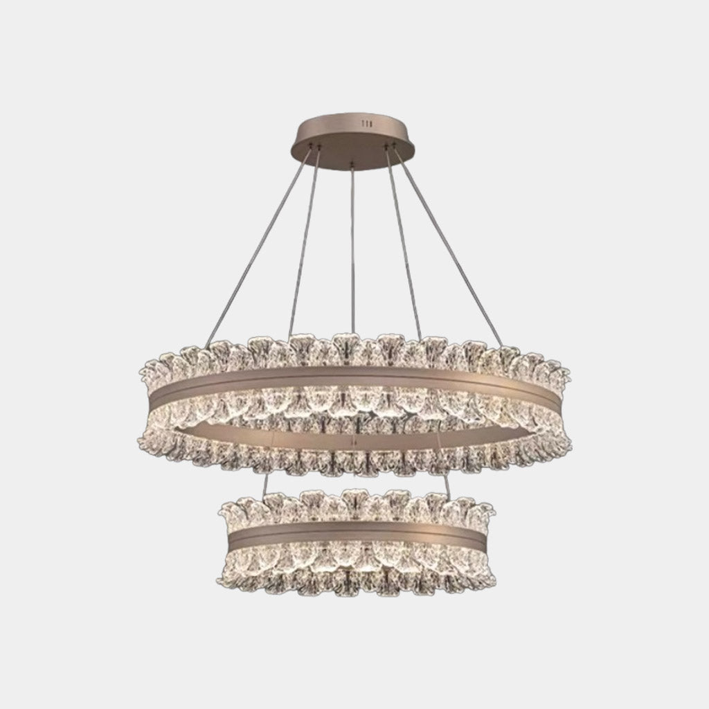 Chandelier Luxury LED Double Rings