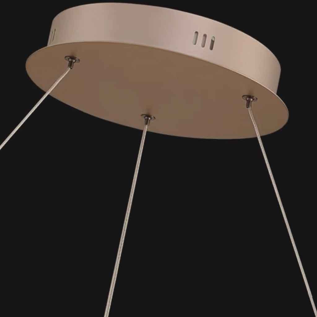 Chandelier Luxury LED Ring Ceiling Plate