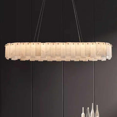 Chandelier Luxury Round / Rectangle Marble Alabaster