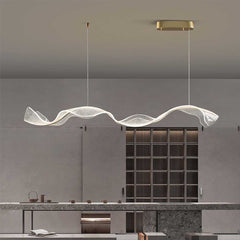 Chandelier Luxury Ribbon Acrylic Rest Room