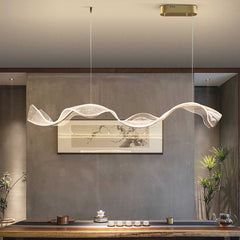 Chandelier Luxury Ribbon Acrylic Tea Room