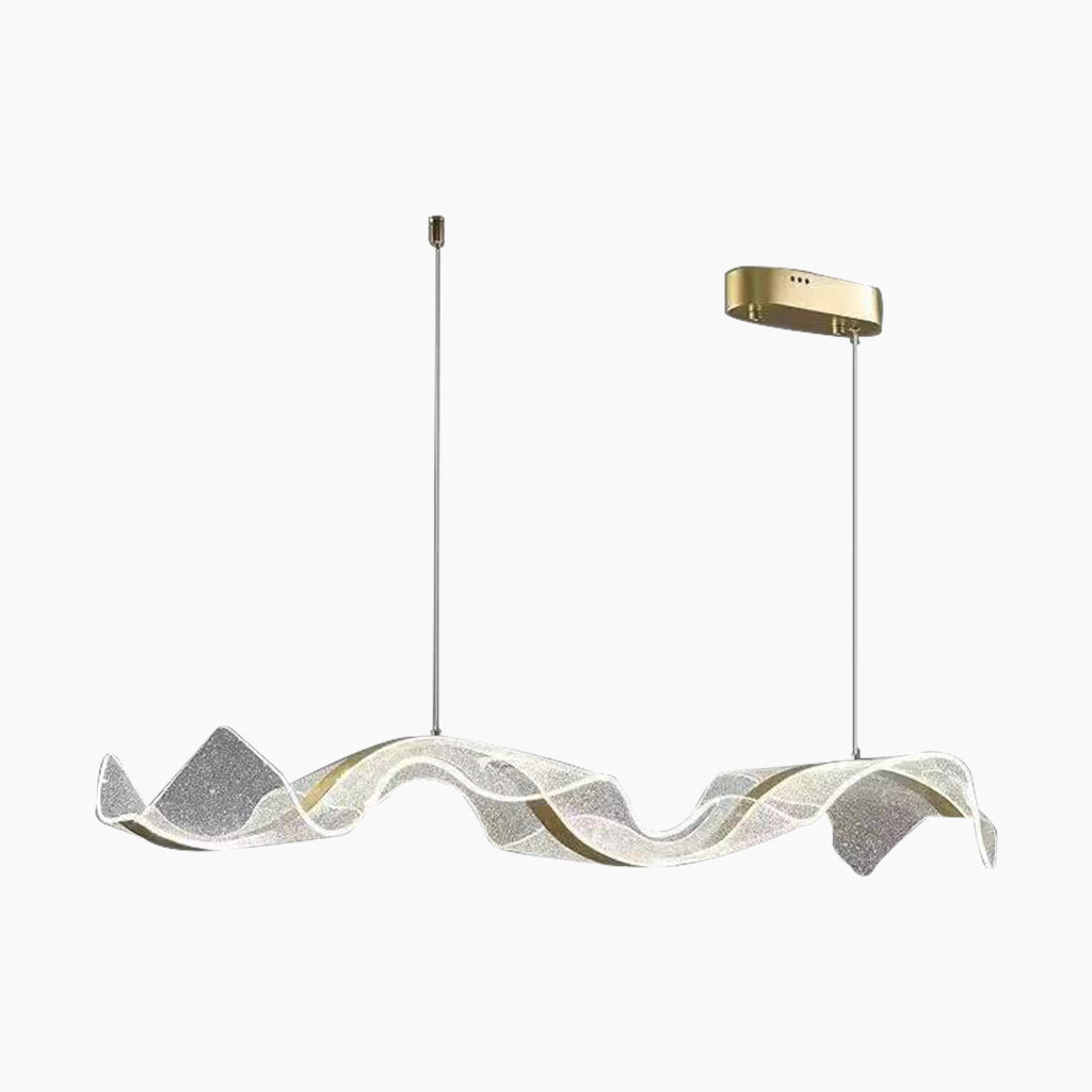 Acrylic and gold light fixture hotsell