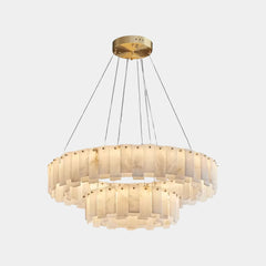 Chandelier Luxury Round / Rectangle Marble Alabaster
