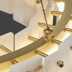 Chandelier Luxury Round / Rectangle Marble Alabaster