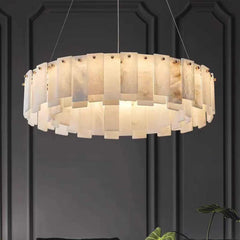 Chandelier Luxury Round / Rectangle Marble Alabaster