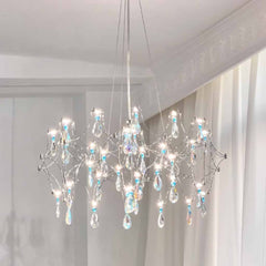 Chandelier Mira Quasar Starry Colored Crystal LED