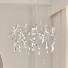Chandelier Mira Quasar Starry Colored Crystal LED
