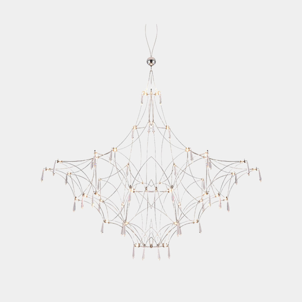 Mira Firefly Crystal Cube LED Chandelier | VAXLAMP