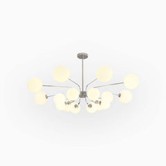 Chandelier Modern Nordic Sputnik Glass Globe Chrome
