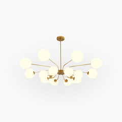 Chandelier Modern Nordic Sputnik Glass Globe Gold