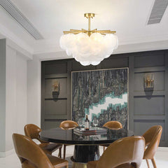 Chandelier Nimbus Round Glass Dining Room