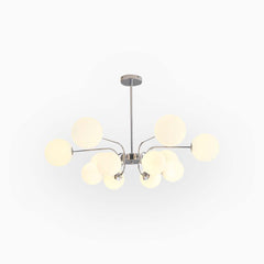 Chandelier Nordic Sputnik Glass Globe Chrome