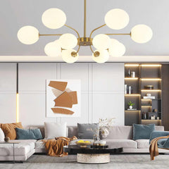 Chandelier Nordic Sputnik Glass Globe Living Room