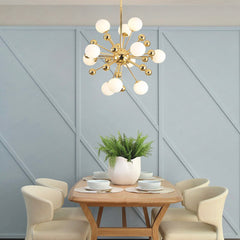 Chandelier Novelty Dandelion Glass Bubble 11 Lights Dining Room