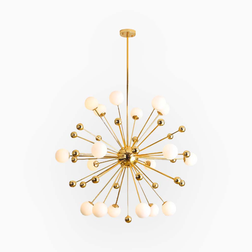 Chandelier Novelty Dandelion Glass Bubble 18 Lights