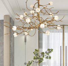 Kronleuchter Retro Großartig Messing Zweig Blume Knospe