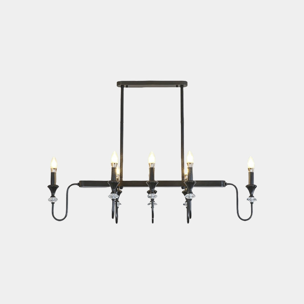 Chandelier Retro Industrial Copper Candle